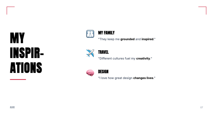 Magazine Style Personal Introduction - Free Template | Dokie