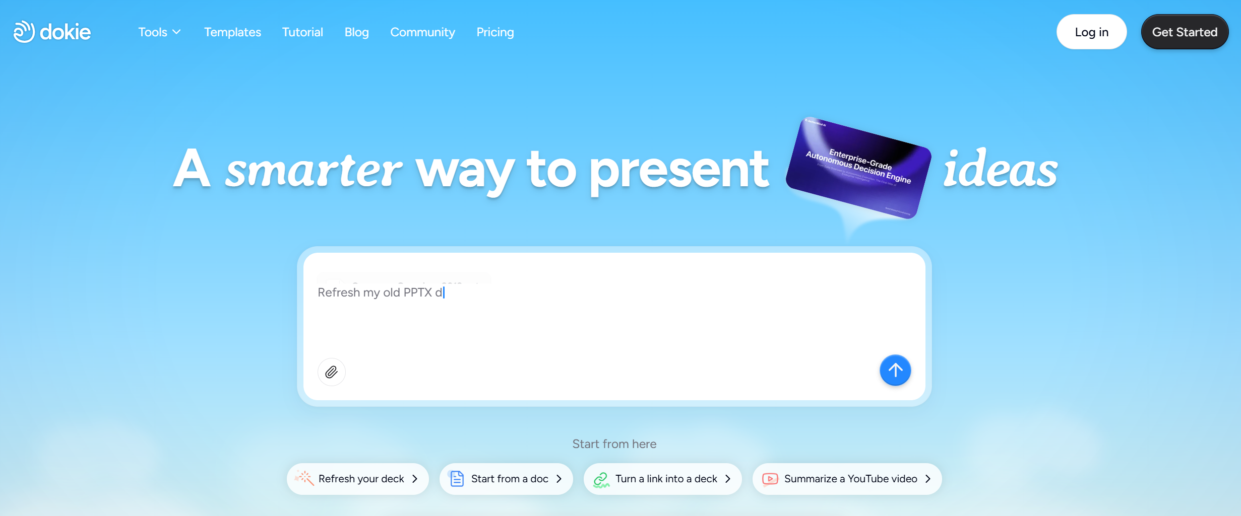 dokie ai homepage