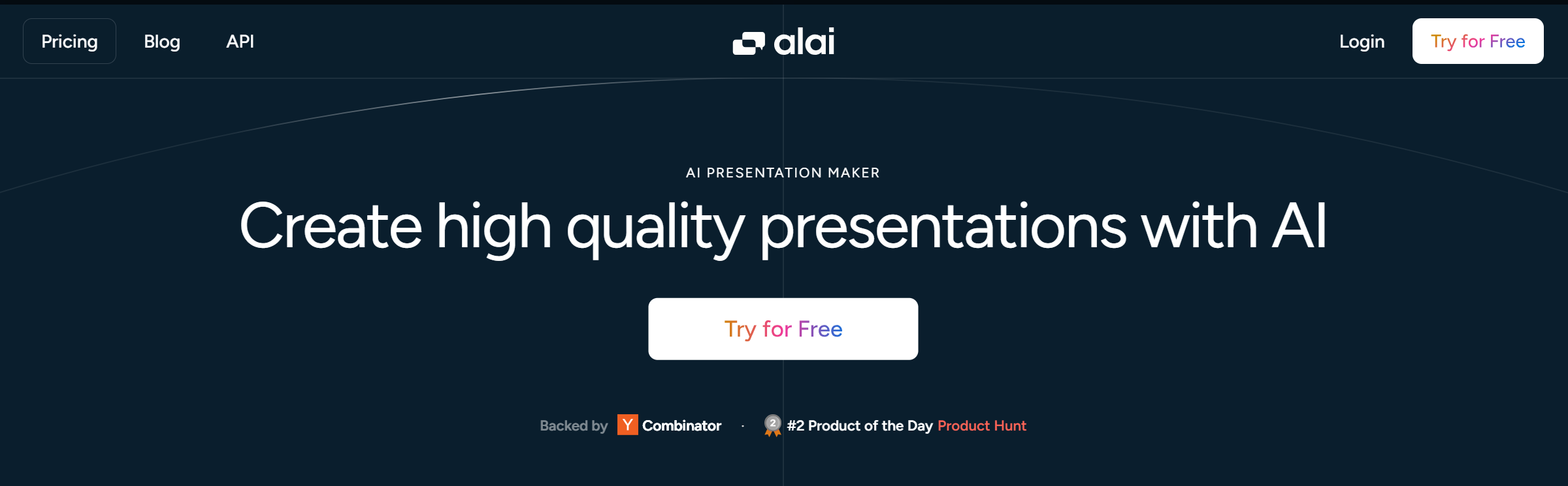 Alai homepage