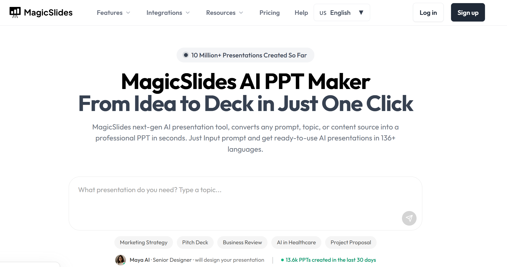magicslides homepage