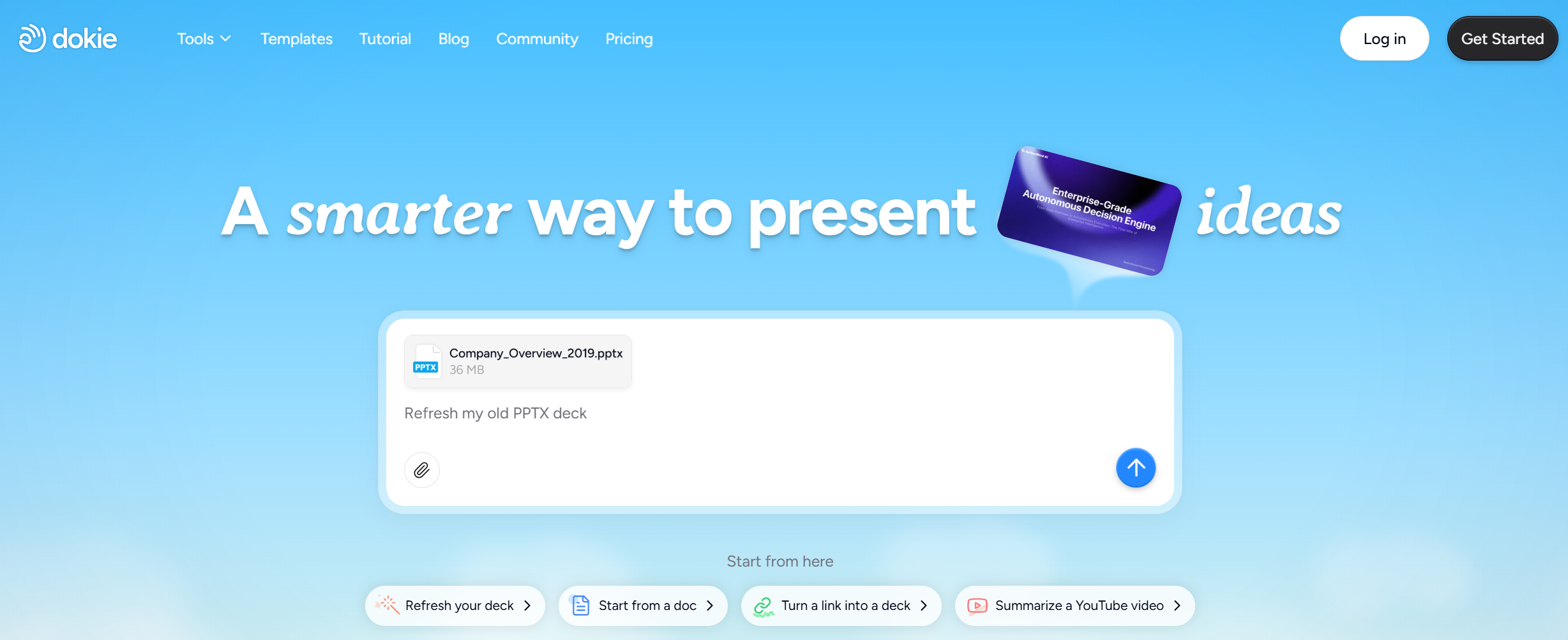dokie ai homepage