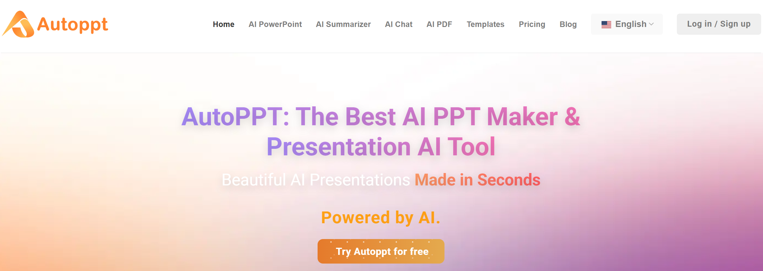 autoppt homepage