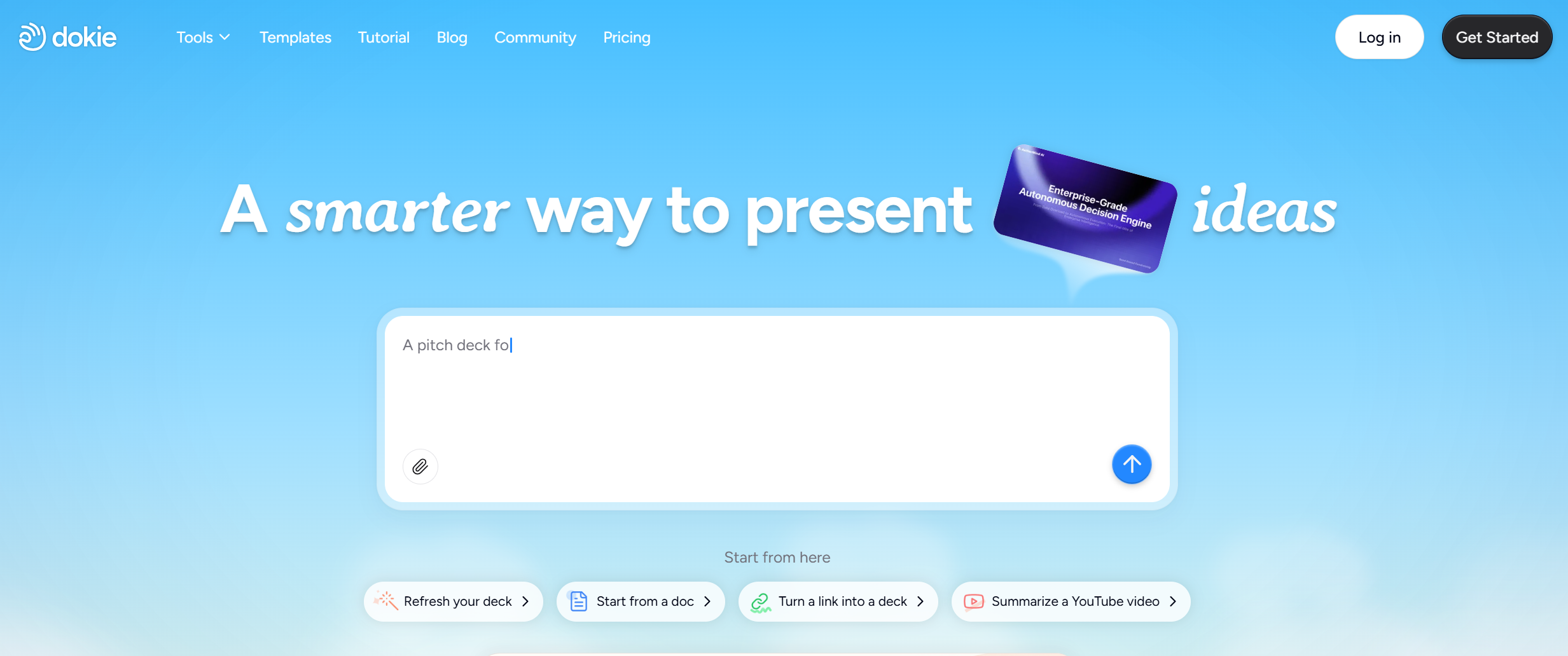 dokie ai homepage