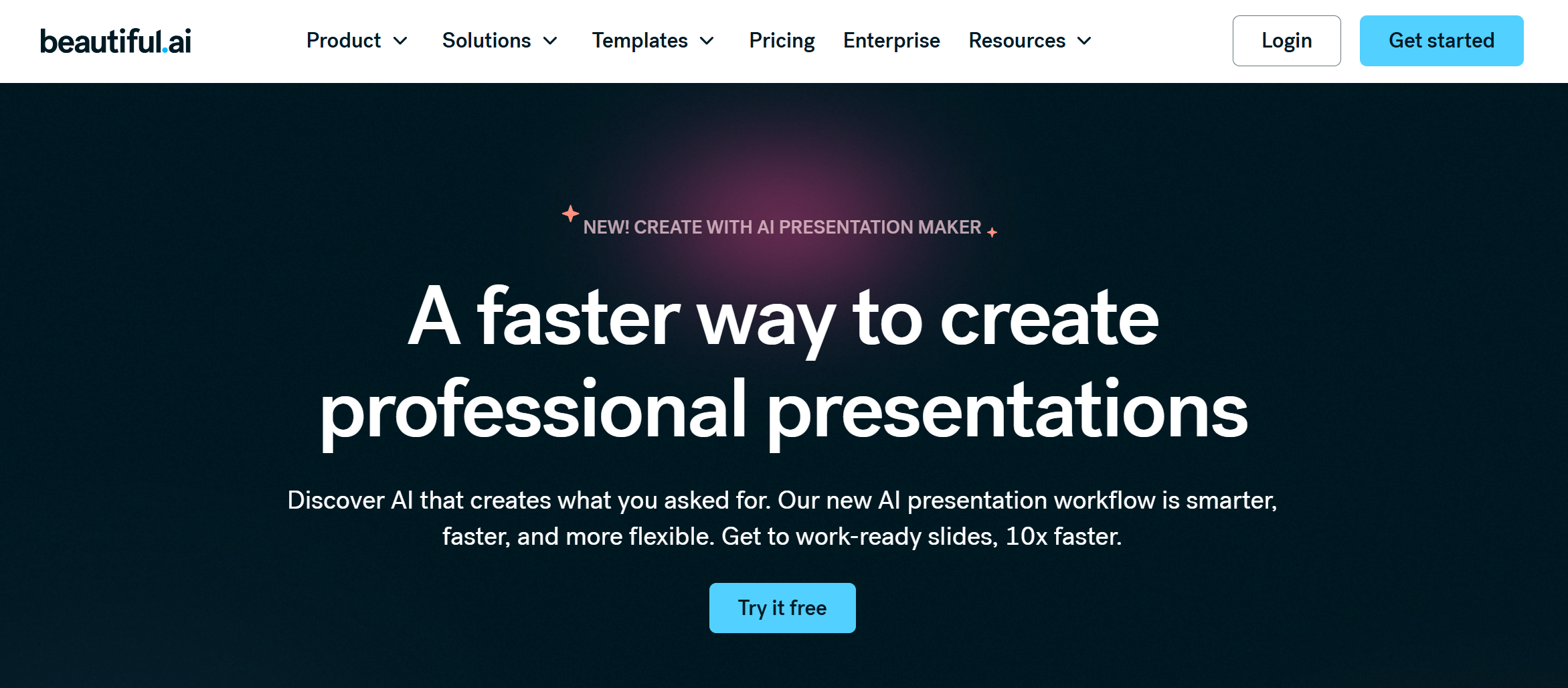 beautiful ai homepage