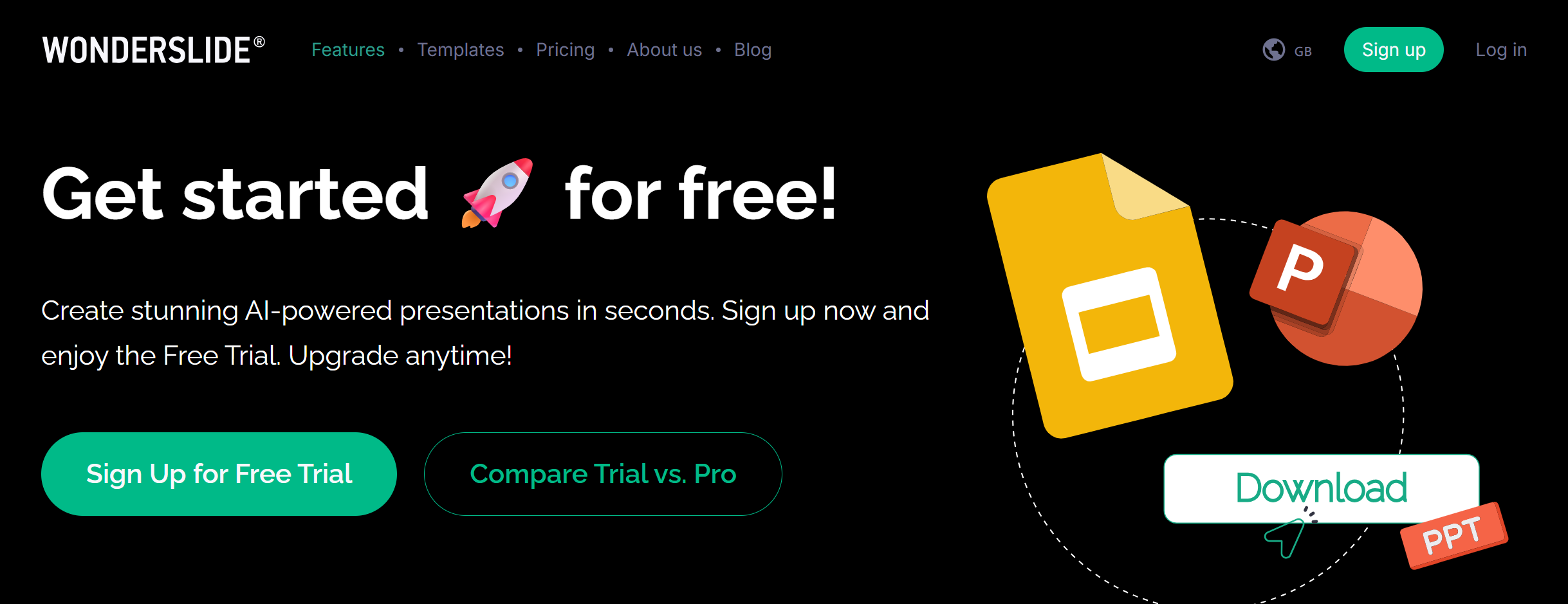 wonderslide pricing page