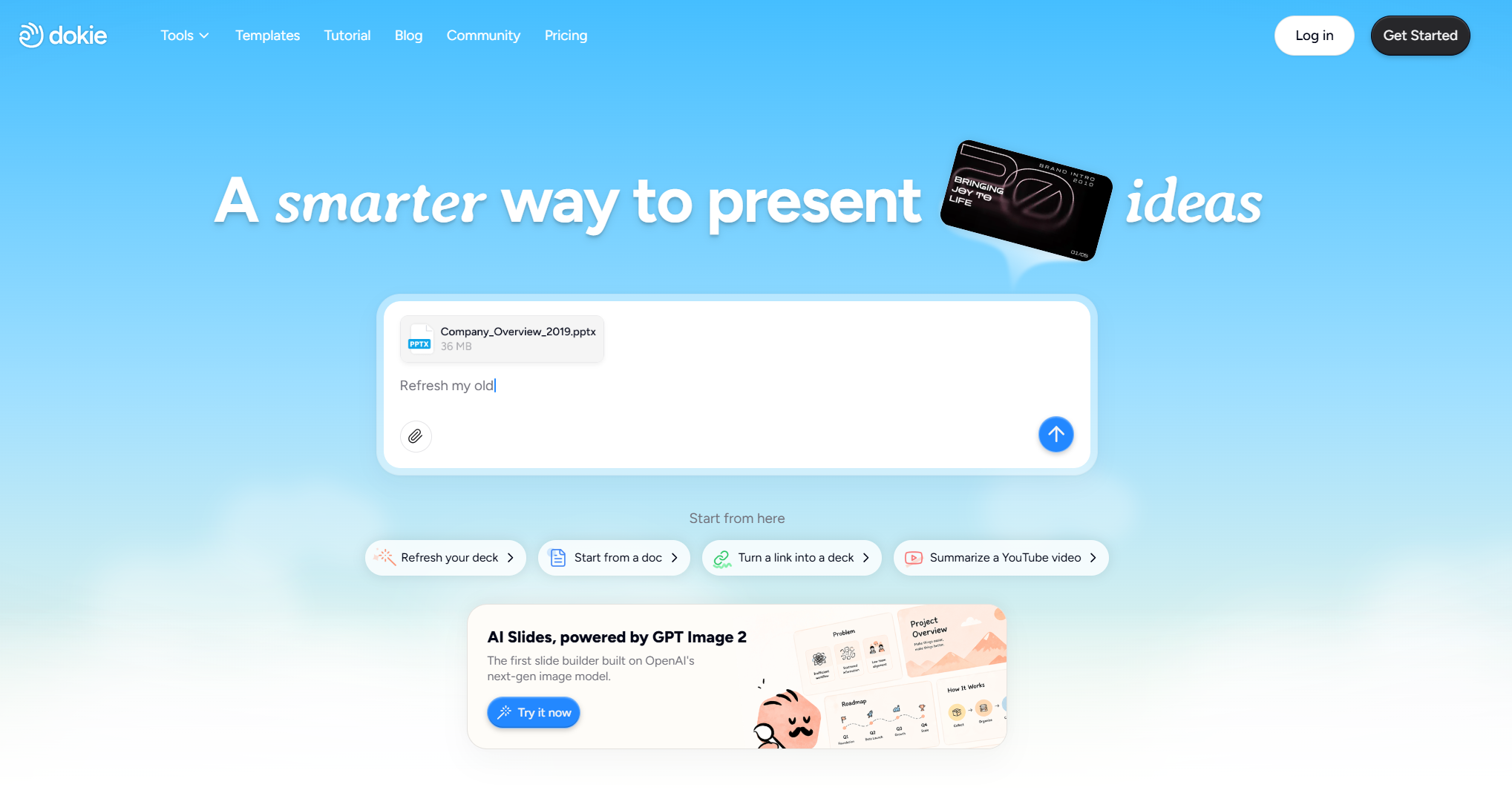 dokie ai homepage