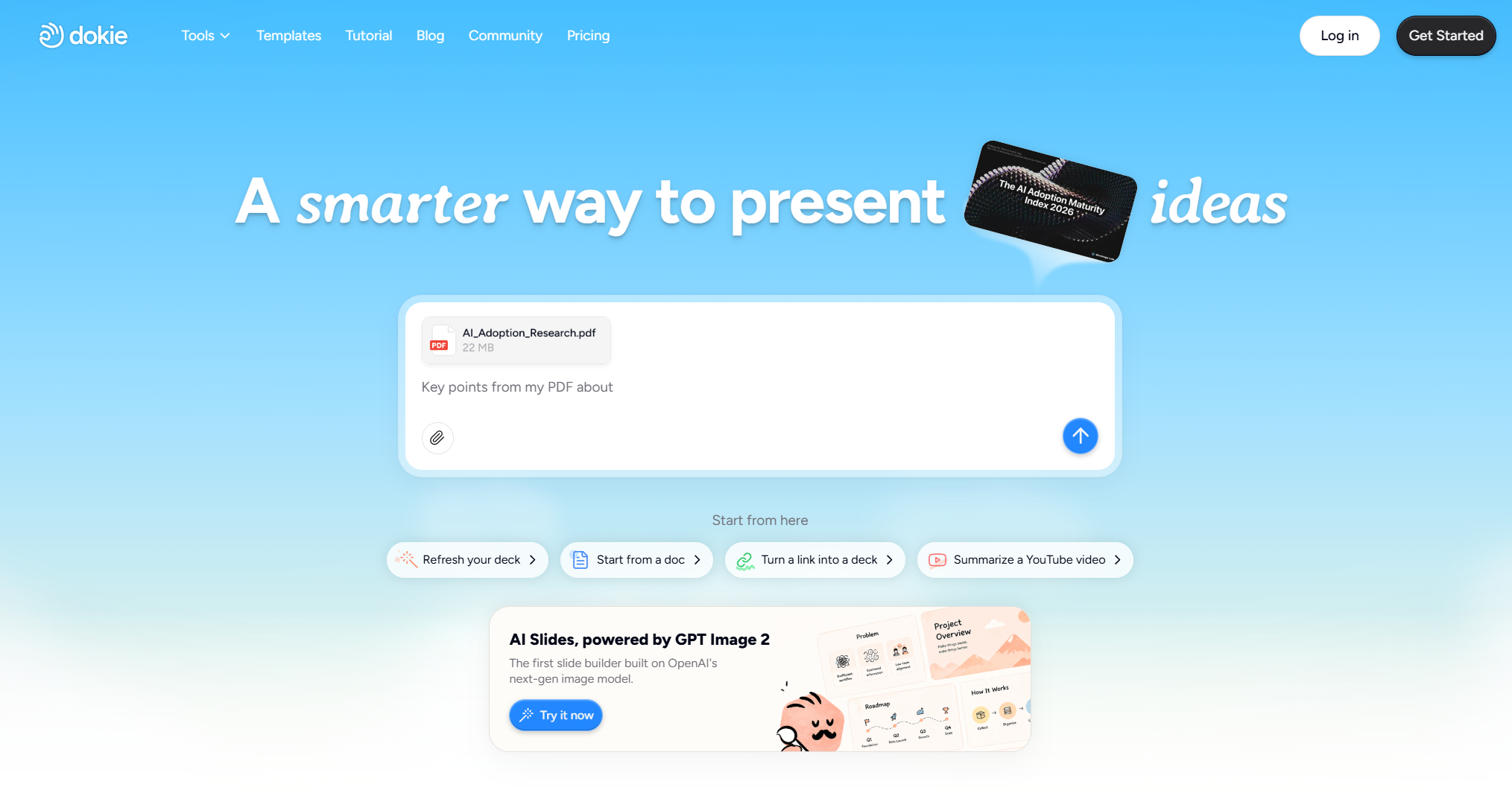 dokie ai homepage